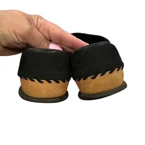 ROBERT CLERGERIE BLACK PLATFORM SLIPIN SANDAL SHOES Size 7.5