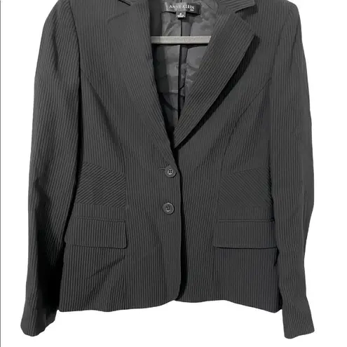 Anne Klein  Blazer Pinstripe Career Business Size 2