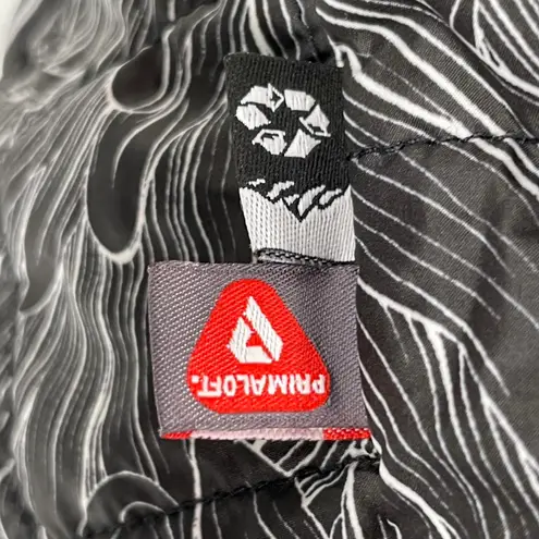 Aqua Black Reversible Light Jacket White Floral Blue Picture Organic Loys Size M Size M