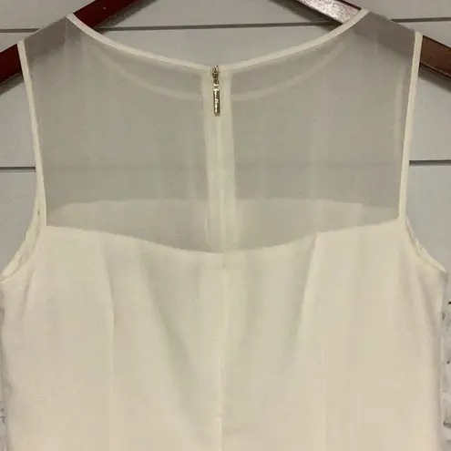 Karl Lagerfeld Paris White Dress With 3-D Butterflies