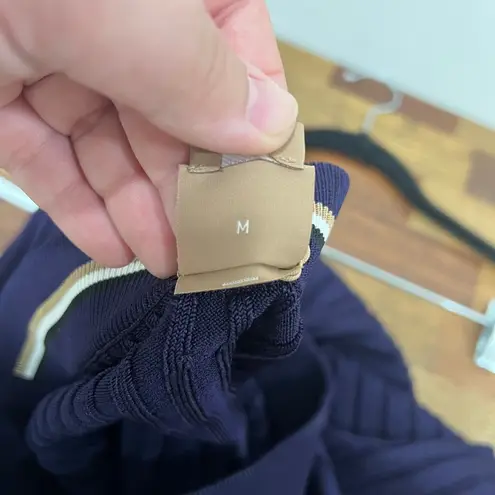 Hugo Boss  Womens Skirt Medium $229 NWT Dark Purple Pleated Knit Stretch Designer