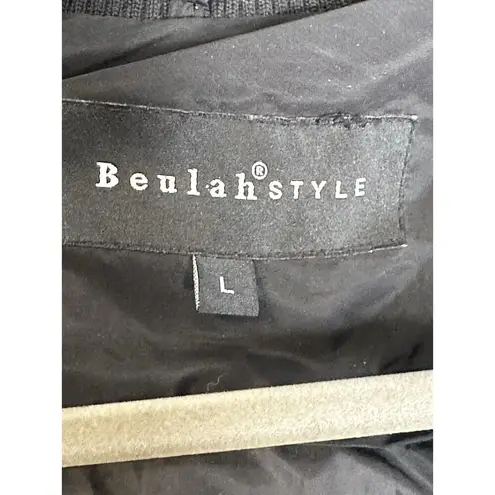 Beulah STYLE Black Puffer Jacket Size Large