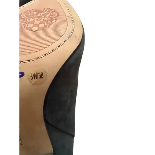 Vince Camuto  Gray Leather Ankle Boots Size 8W