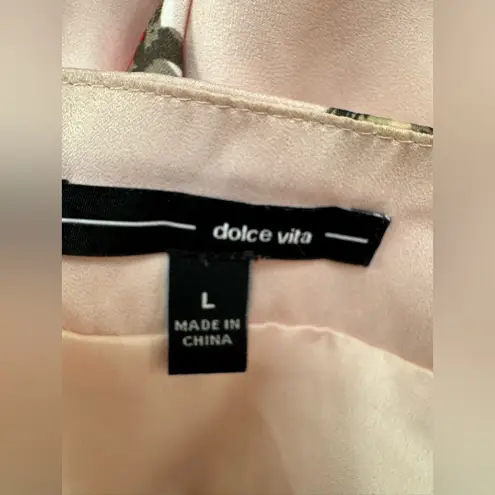 Viral Dolce Vita Campbell Dress in Pink Cactus Print size Large $180