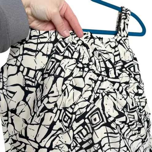 Lands' End Lands’ End Gathered Bust Criss Cross Back Modest One Piece Swim Suit