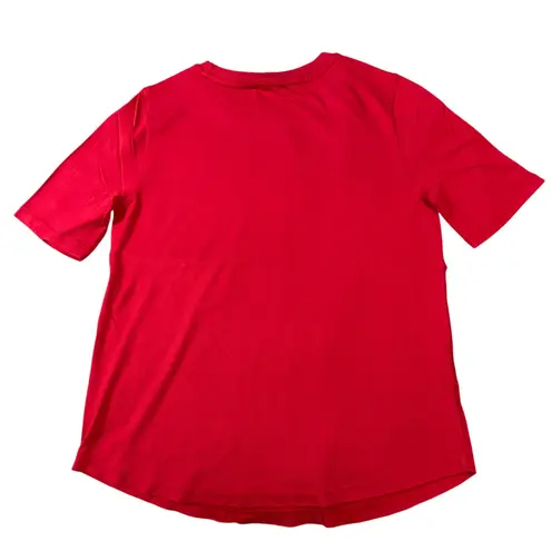 Universal Standard NWT SZ 4XS (00-0) Red Crew Neck Tee Short Sleeve