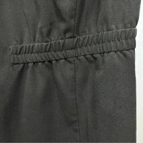 Sag Harbor Black Cinched Waist Button Front Blazer Size Petite Medium