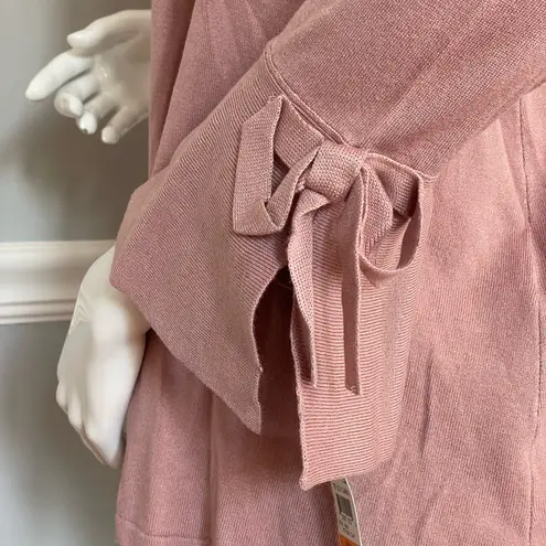 Alfani NWT Tie Sleeve Cardigan | Size S | Blush Pink