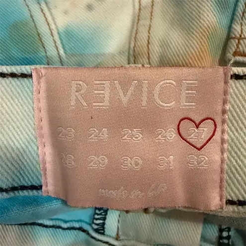 Revice Denim Revice Women's Tie-Dye Cutoff Denim Shorts Size 27 Multicolor Casual