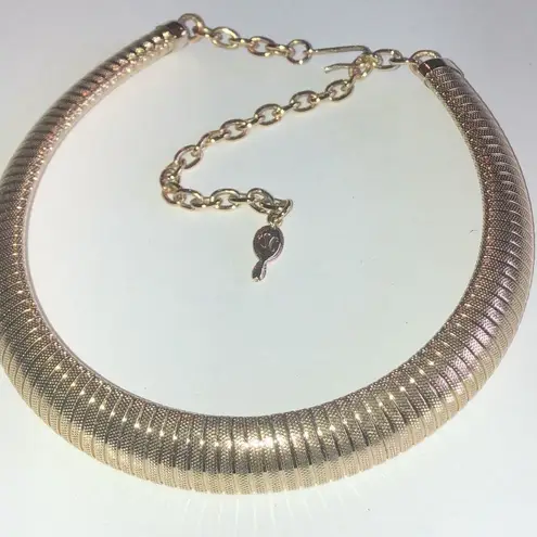 Sarah Coventry Vintage Gold Tone Egyptian Choker Chunky Boho Retro Necklace