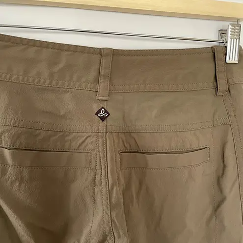 prAna brown women's size 0 hiking pants pockets cargo design comfort outdoors