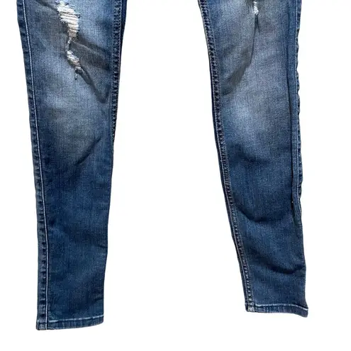 Hollister  Mid-Rise Super Skinny Jeans Distressed Size 24