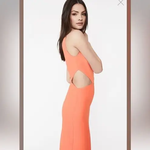 Bardot JENNA ONE SHOULDER CUTOUT DRESS, Size 12 (XXL) ORANGE FIZ, NWT