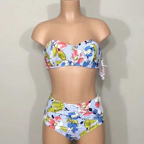 Anne cole Studio high waisted bandeau bikini. NWT. XS