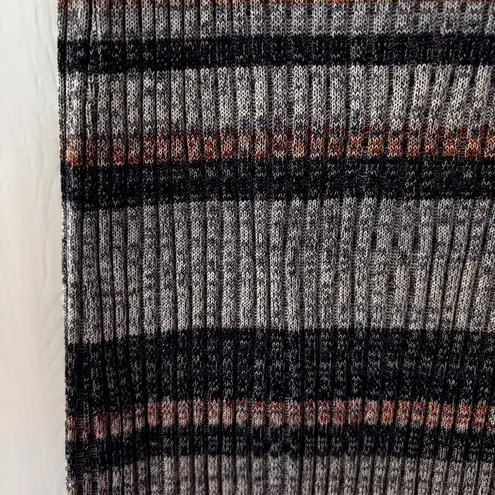 Zimmermann Zimmerman Wonderland Melange Knit Midi Skirt Size 1 US Size 2 Sz 4 Denim Stripe