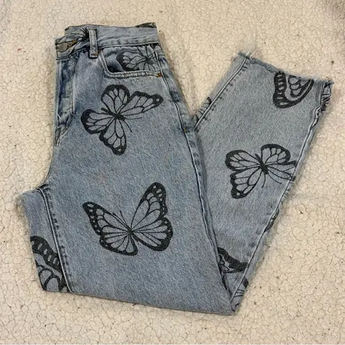 PacSun  high rise straight butterfly jeans size 24
