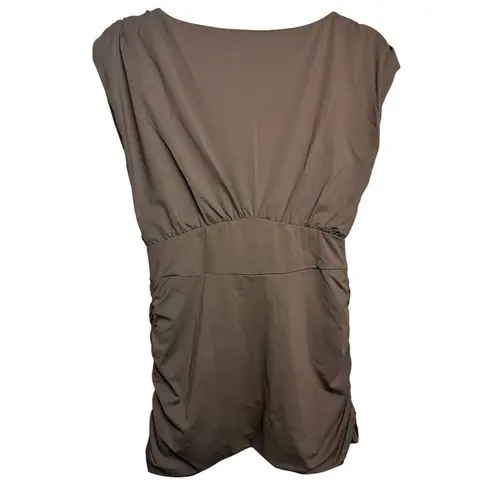 NWT Marysia Swim One Piece Swimsuit Dress in Dark Earth Sz. M Brown Size M