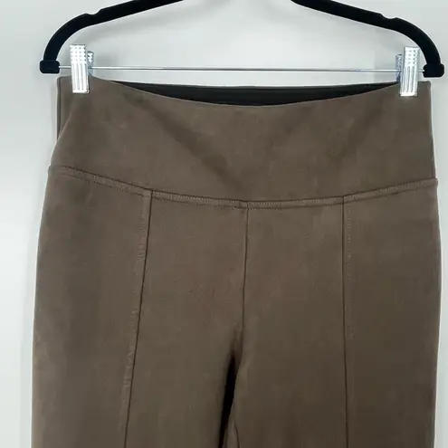 Andrew Marc Women's Taupe Super Soft Stretch Faux Suede Pull On Pants Size Small