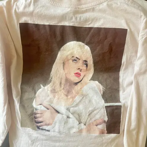 Billie Eilish billie eillish happier than ever cream long sleeve tee shirt