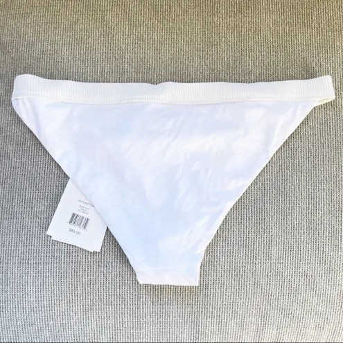 ONIA NWT  Leila Bikini Bottom Solid White Large