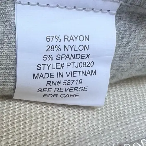 Ny Collection Lightweight Heather Grey Single Button Blazer Size Medium