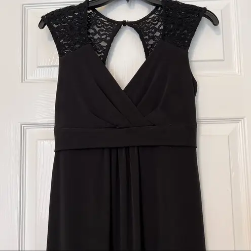 Enfocus Studio ENFOCUS black maxi lace dress 4