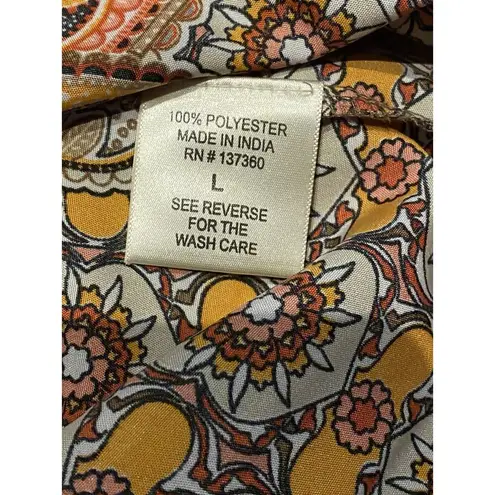 Live 4 Truth Peasant Tunic Large Geometric Hippie boho festival Cottagecore