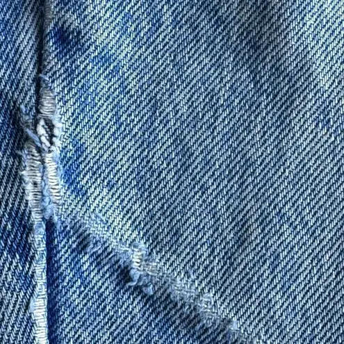 Vintage Nuovo 80’s/90’s High Rose Side Button Detail Jeans Blue Size 6