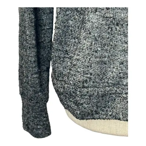 LNA Revolve Shirt Women Small Heathered Gray Cut Out Crew Neck Mesa Sweatshirt