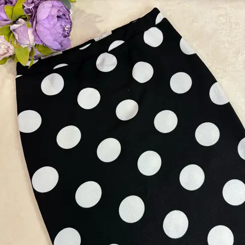 Moa Moa MOA Black and White Polka Dot Skirt
