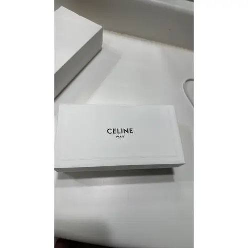 CELINE 56mm Round Sunglasses Red Shiny Red