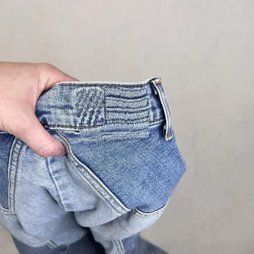 Revice Denim Revice Star Jeans Womens 26 Blue High Rise Skinny Patchwork Two Tone Made USA