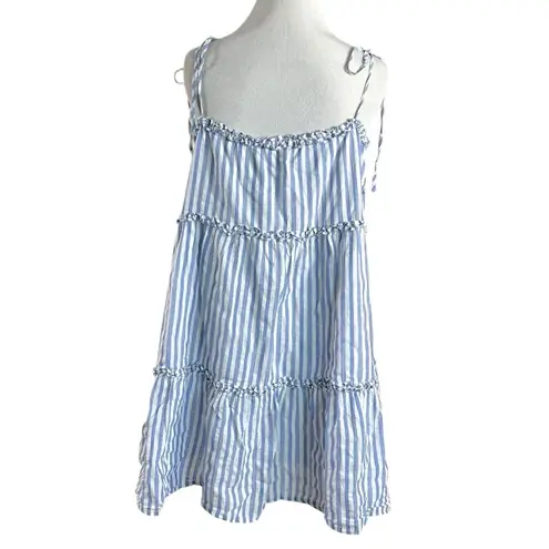 Rails Caralyn Dress Lighthouse Stripe Size Large Preppy Summer Babydoll Coastal - Image 7