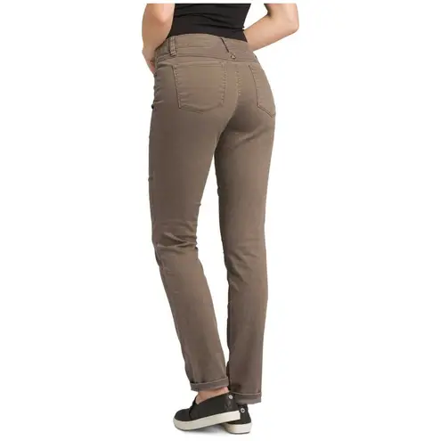 prAna New NWT Womens 6 Kayla Jeans Pants Dark Brown Peppercorn Organic 28 Stretc