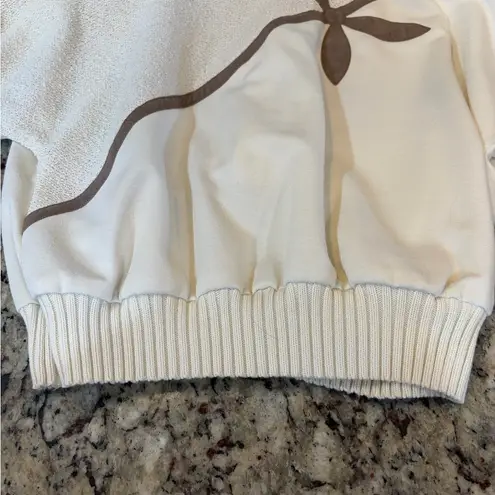 Leslie Fay 80s Vintage Cream Textured Sweater