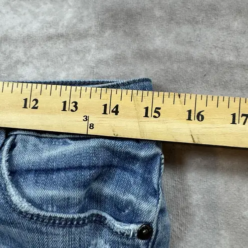 Pistola Gigi Low Rise Cut Off Short Distressed Used Size 28