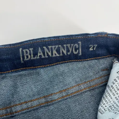 BLANKNYC Womens Flare Jeans Dark Wash Stretch Casual Women's Size 27 Blue
