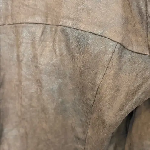 Blanc Noir Dark Brown Leather Jacket Size L