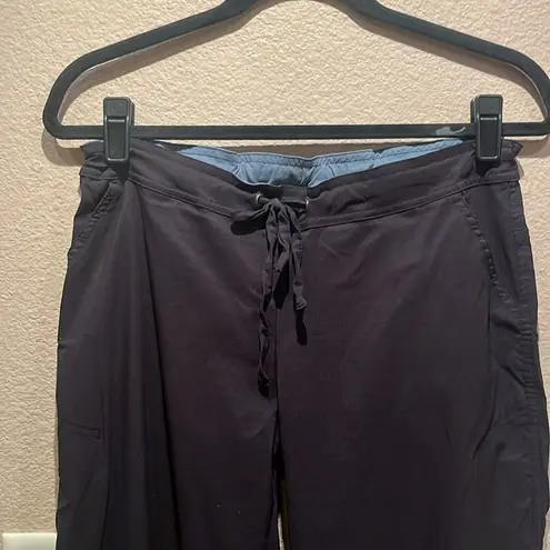  Women’s Bliss Black Pants Cropped Size Medium Prana Bliss