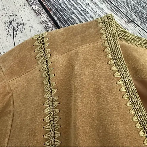 Christopher & Banks Vintage 100% Genuine Leather Boho Jacket