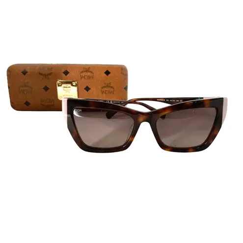 "MCM722SLB" TORTOISE SHELL WITH MAUVE PINK GRADIENT LENS SUNGLASSES NIB