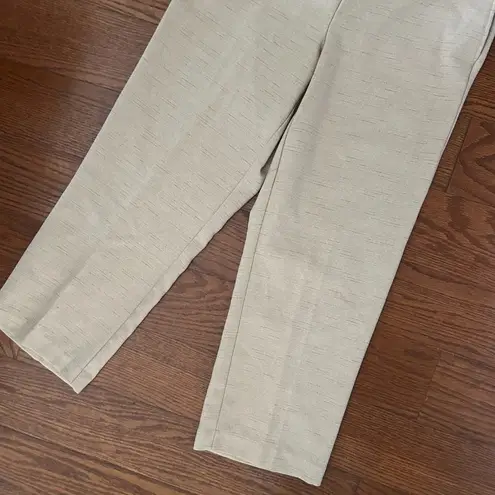 Alfred Dunner NWT Classics Twill Textured Pattern Elastic Waist Pants Size 14 - Image 8