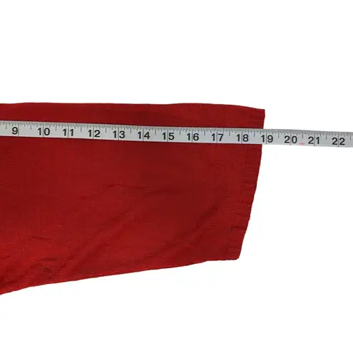 cj banks Women's Cherry Red Cardigan