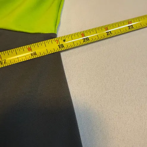 Bontrager Cycling‎ Jersey Palm Print Lime Green Gray Short Sleeve Bike Top # Size M