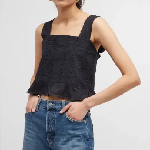 Farm Rio Black Lace Top - XS - NWT