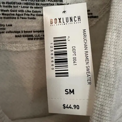 Boxlunch Maruchan Instant Lunch Ramen Sweatshirt Women's Small Gray Trendy Y2K