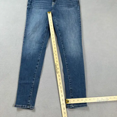 Arizona Jeans Womens 11 Blue High Rise Jegging Skinny Medium Wash Faded Denim