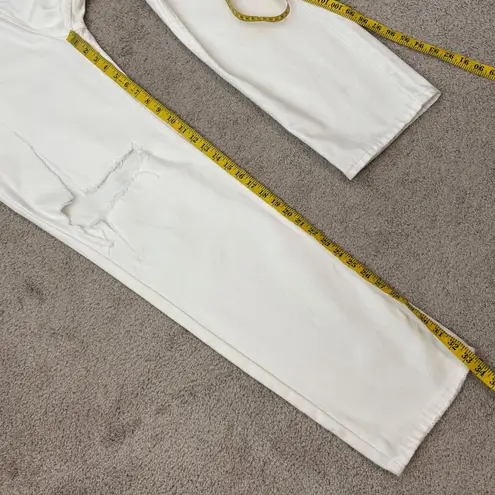 Ksubi Playback Blanc Sliced Jeans Size 32 White Super High Rise Relaxed Leg - Image 16