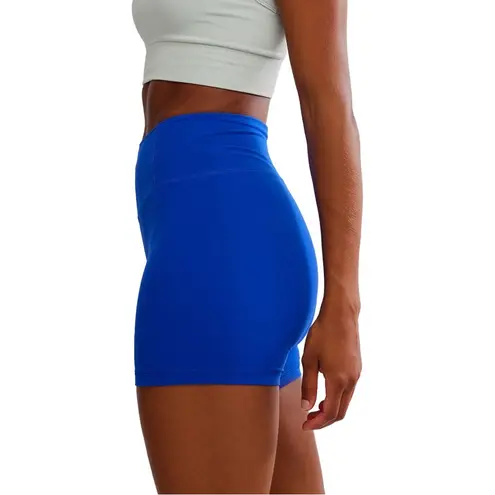 Free People movement never better bike shorts, electric shock size small new Blue