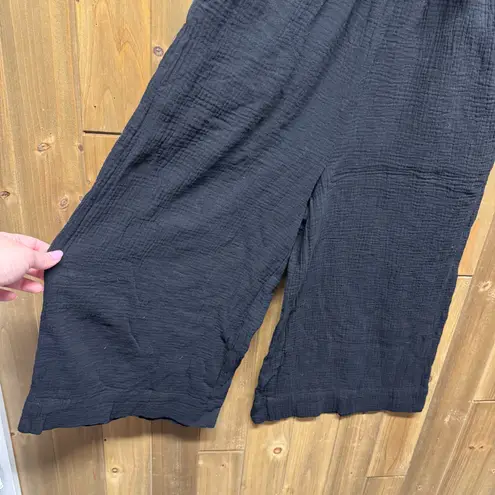 Bishop and Young Elva TieFront Strapless Black Jumpsuit